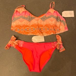 Jessica Simpson 2 piece bathing suit